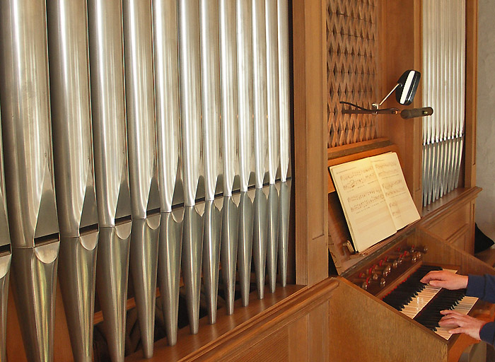 The pipe organ 1950 / Photo: Heinz Rieder