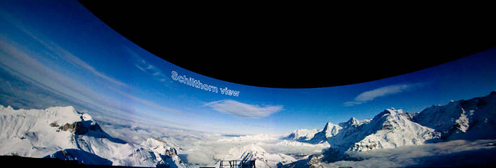 Jungfrau-Park Interlaken / Panoramabilder Aletsch