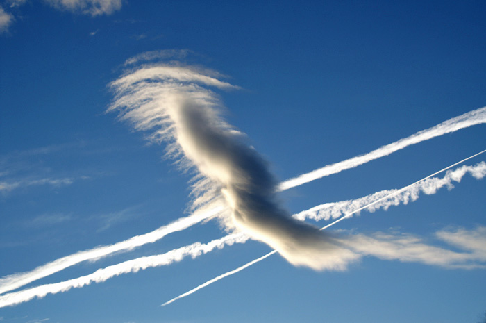 Naturschauspiel am Himmel / Foto: Fritz Bieri