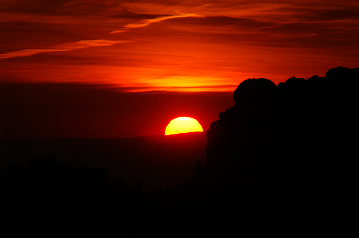 Sonnenuntergang / Foto: Fritz Bieri