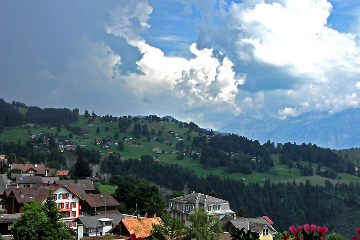 Thunderstorm over Waldegg / Photo: Heinz Rieder