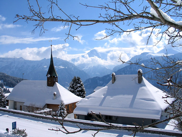 Kirche / Winterzeit / Foto: Fritz Bieri