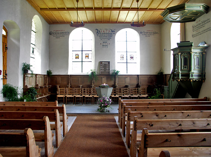 Kirche / Chor / Kanzel / Foto: Heinz Rieder