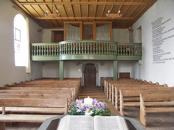 Kirche mit Orgel / Foto: Heinz Rieder