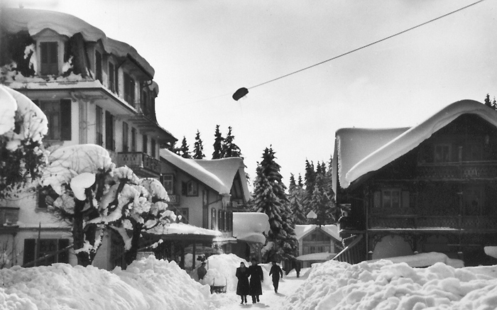 Winter im Dorf