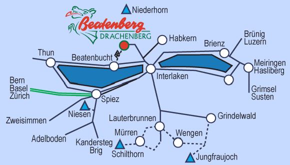 Map Berner Oberland