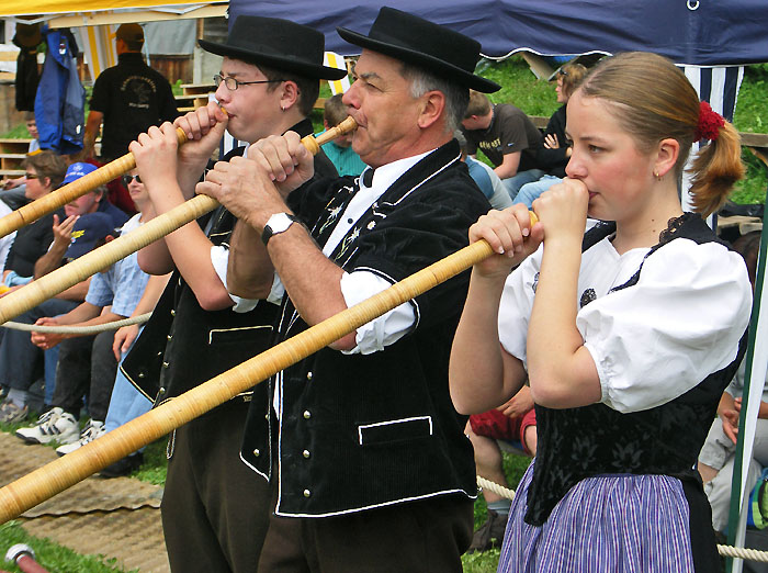 Joel Franken, Franz Grossniklaus und Jasmin Gerber / Foto: H. Rieder