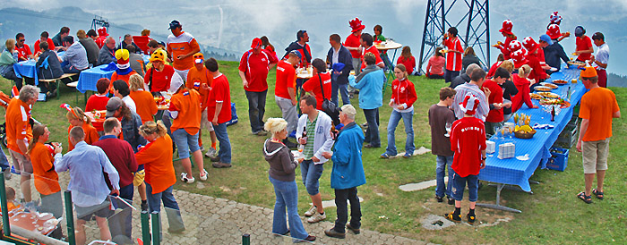 Verpflegung auf dem Niederhorn / Foto: Fritz Bieri