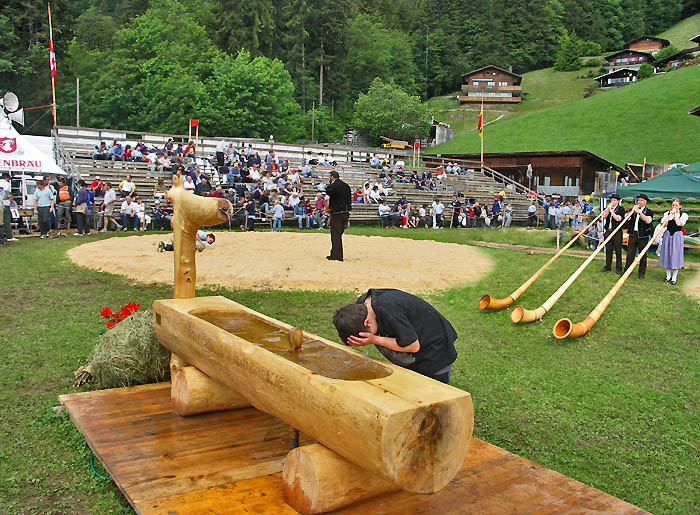 Chrigels Brunnen Schwingfest 2007 / Foto: Heinz Rieder