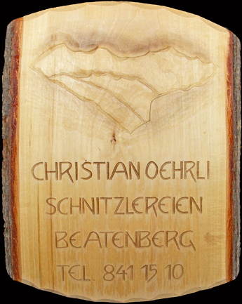 Holzschnitzer-Kreationen von Christian Oehrli / Foto: Heinz Rieder