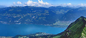 » Position Morgenberghorn: Lake Thun - Lake Brienz / Photo: F.Bieri