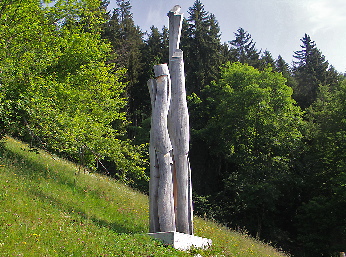 Skulptur von Daniel Zobrist / Foto: Heinz Rieder